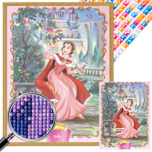 Load image into Gallery viewer, Princess Belle 30*40CM (canvas) Full Square AB Drill Diamond Painting
