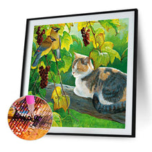 Load image into Gallery viewer, Tree Kitten 35*35CM (canvas) Full Round Drill Diamond Painting
