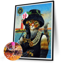 Load image into Gallery viewer, Anthropomorphic Cat 30*40CM (canvas) Full Round Drill Diamond Painting
