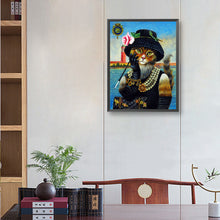 Load image into Gallery viewer, Anthropomorphic Cat 30*40CM (canvas) Full Round Drill Diamond Painting
