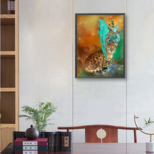 Load image into Gallery viewer, Carnival Cat 30*40CM (canvas) Full Round Drill Diamond Painting
