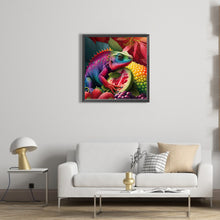 Load image into Gallery viewer, Rainbow Lizard 40*40CM (canvas) Full Round AB Drill Diamond Painting
