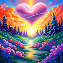 Load image into Gallery viewer, Dream Love Garden 40*40CM (canvas) Full Round AB Drill Diamond Painting
