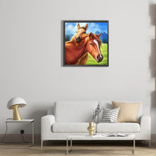 Load image into Gallery viewer, Horse 30*30CM (canvas) Full Round Drill Diamond Painting
