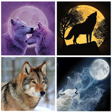 Load image into Gallery viewer, Wolf 30*30CM (canvas) Full Round Drill Diamond Painting
