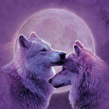 Load image into Gallery viewer, Wolf 30*30CM (canvas) Full Round Drill Diamond Painting
