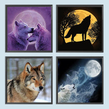 Load image into Gallery viewer, Wolf 30*30CM (canvas) Full Round Drill Diamond Painting
