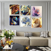 Load image into Gallery viewer, Handsome Animals 30*30CM (canvas) Full Round Drill Diamond Painting
