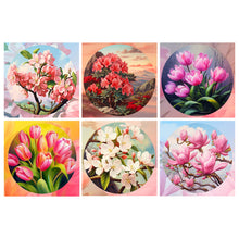 Load image into Gallery viewer, Flowers 30*30CM (canvas) Full Round Drill Diamond Painting
