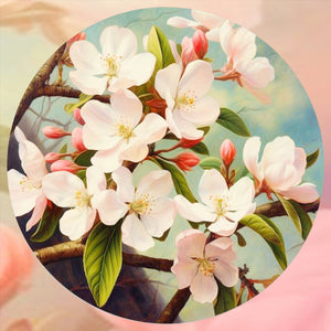 Flowers 30*30CM (canvas) Full Round Drill Diamond Painting