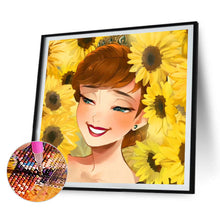 Load image into Gallery viewer, Disney Princess 30*30CM (canvas) Full Round Drill Diamond Painting
