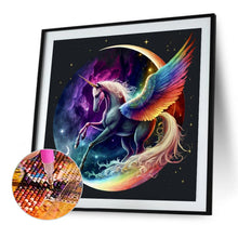 Load image into Gallery viewer, Unicorn 40*40CM (canvas) Full Round AB Drill Diamond Painting
