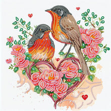 Load image into Gallery viewer, Sparrow 30*30CM (canvas) Partial Special-Shaped Drill Diamond Painting
