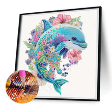 Load image into Gallery viewer, Dolphin 30*30CM (canvas) Partial Special-Shaped Drill Diamond Painting
