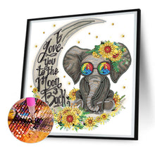 Load image into Gallery viewer, Elephant 30*30CM (canvas) Partial Special-Shaped Drill Diamond Painting
