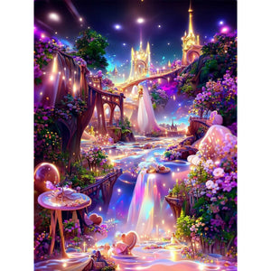 Dreamland 30*40CM (canvas) Full Square AB Drill Diamond Painting