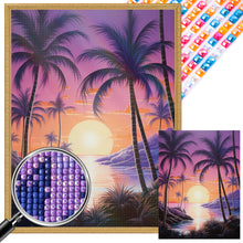 Load image into Gallery viewer, Coconut Beach 30*40CM (canvas) Full Square AB Drill Diamond Painting
