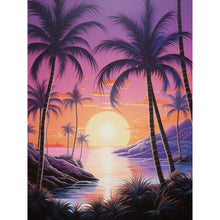 Load image into Gallery viewer, Coconut Beach 30*40CM (canvas) Full Square AB Drill Diamond Painting
