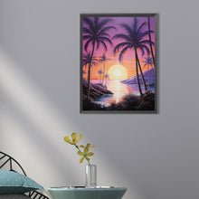 Load image into Gallery viewer, Coconut Beach 30*40CM (canvas) Full Square AB Drill Diamond Painting
