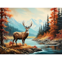 Load image into Gallery viewer, Forest Fawn 40*30CM (canvas) Full Square AB Drill Diamond Painting
