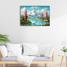 Load image into Gallery viewer, Snow Mountain 60*40CM (canvas) Full Round Drill Diamond Painting
