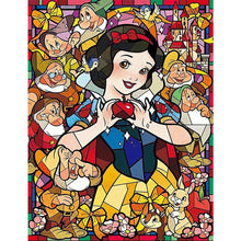 Load image into Gallery viewer, Snow White Glass Painting 50*60CM (canvas) Full Round Drill Diamond Painting
