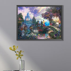 Disney Castle 40*30CM (canvas) Full Square Drill Diamond Painting