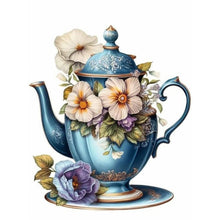 Load image into Gallery viewer, Teacup Bouquet 30*40CM (canvas) Full Round Drill Diamond Painting
