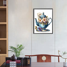 Load image into Gallery viewer, Teacup Bouquet 30*40CM (canvas) Full Round Drill Diamond Painting
