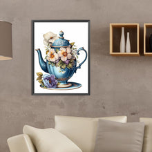 Load image into Gallery viewer, Teacup Bouquet 30*40CM (canvas) Full Round Drill Diamond Painting
