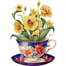 Load image into Gallery viewer, Teacup Bouquet 30*40CM (canvas) Full Round Drill Diamond Painting
