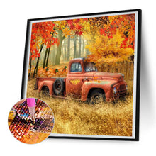 Load image into Gallery viewer, Red Classic Car 30*30CM (canvas) Full Round Drill Diamond Painting
