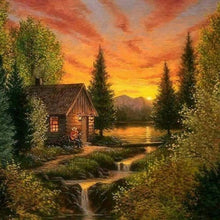 Load image into Gallery viewer, Countryside View 30*30CM (canvas) Full Round Drill Diamond Painting
