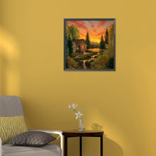 Load image into Gallery viewer, Countryside View 30*30CM (canvas) Full Round Drill Diamond Painting
