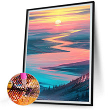 Load image into Gallery viewer, Beautiful Mountains And Rivers 30*40CM (canvas) Full Round Drill Diamond Painting
