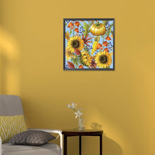 Load image into Gallery viewer, Sunflower 30*30CM (canvas) Full Round Drill Diamond Painting
