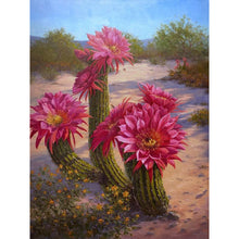 Load image into Gallery viewer, Cactus Flower 30*40CM (canvas) Full Round Drill Diamond Painting
