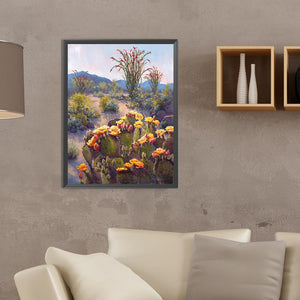 Cactus Flower 30*40CM (canvas) Full Round Drill Diamond Painting