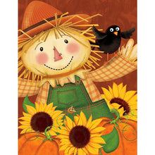 Load image into Gallery viewer, Sunflower Scarecrow 30*40CM (canvas) Full Square Drill Diamond Painting
