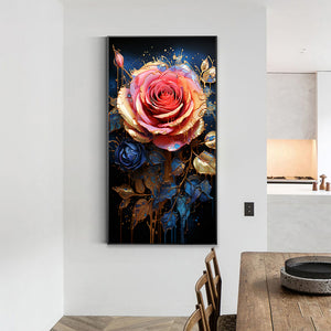 Texture Rose 40*70CM (canvas) Full Round Drill Diamond Painting