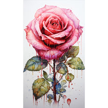 Load image into Gallery viewer, Texture Rose 40*70CM (canvas) Full Round Drill Diamond Painting
