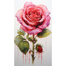 Load image into Gallery viewer, Texture Rose 40*70CM (canvas) Full Round Drill Diamond Painting
