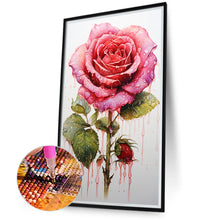 Load image into Gallery viewer, Texture Rose 40*70CM (canvas) Full Round Drill Diamond Painting
