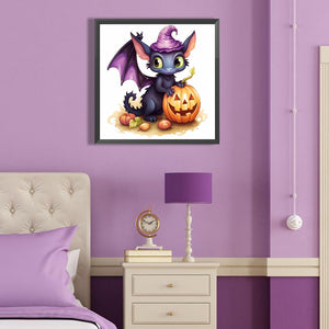 Halloween Pterosaur 40*40CM (canvas) Full Round Drill Diamond Painting