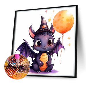 Halloween Pterosaur 40*40CM (canvas) Full Round Drill Diamond Painting