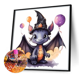 Halloween Pterosaur 40*40CM (canvas) Full Round Drill Diamond Painting