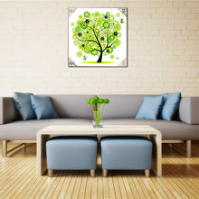 Load image into Gallery viewer, Four Seasons Tree Diaond Spring 30x30cm(canvas) partial round drill diamond painting
