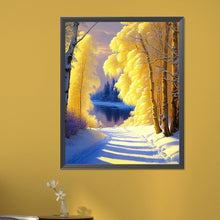 Load image into Gallery viewer, Winter Woods 40*50CM (canvas) Full Round AB Drill Diamond Painting
