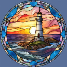 Load image into Gallery viewer, Lighthouse 40*40CM (canvas) Full Round Drill Diamond Painting
