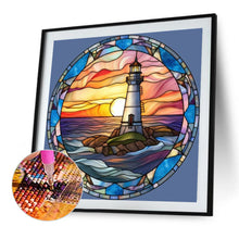 Load image into Gallery viewer, Lighthouse 40*40CM (canvas) Full Round Drill Diamond Painting
